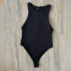 Zara women’s black bodysuit